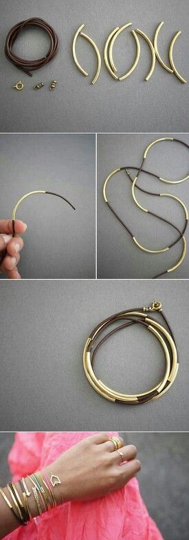 DIY : 7 tutos pour créer de beaux bracelets 5 28ee16941d1d6bd68e01ca6d48676075