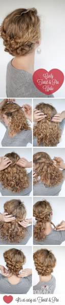1 Coiffure cheveux bouclés