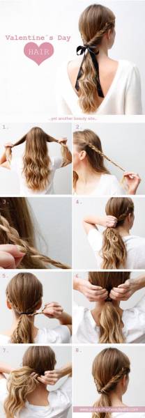 7 coiffures romantiques pour la St Valentin 3 3 Coiffure romantique st valentin