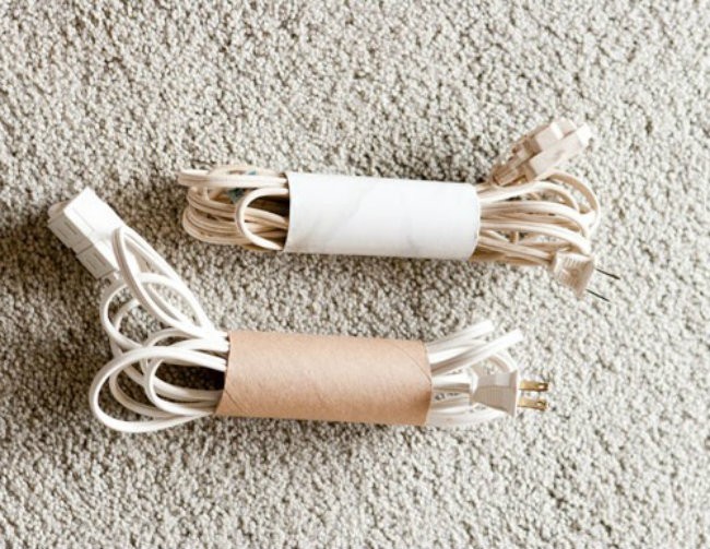 8 façons de réutiliser vos déchets en cuisine 7 25-Paper-Towel-Tube-Organizer