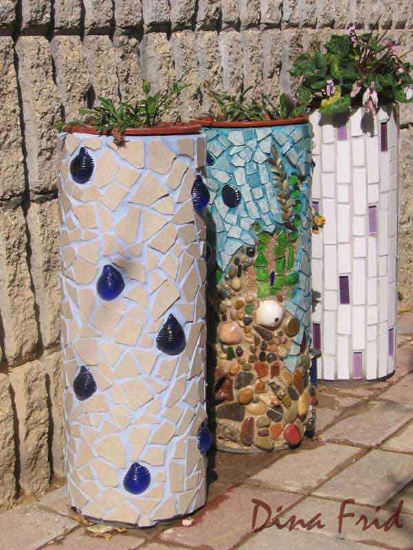 12 idées avec de la mosaïque pour embellir son jardin 9 mosaic-garden-project-12