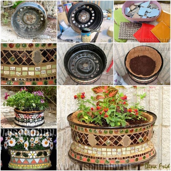 12 idées avec de la mosaïque pour embellir son jardin 11 mosaic-garden-project-16-e1410130762996