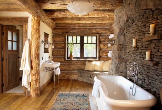 46 idées déco rustique pour une salle de bain charmante 16 18
