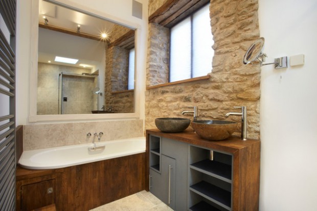 46 idées déco rustique pour une salle de bain charmante 4 5
