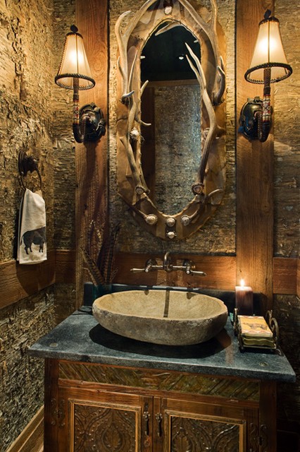 46 idées déco rustique pour une salle de bain charmante 8 9