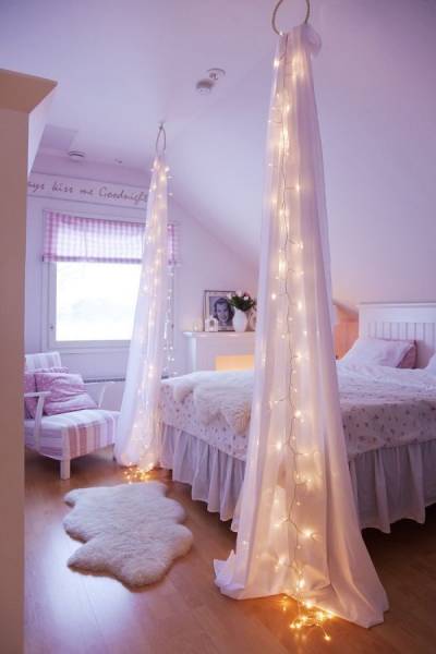 6 idées d'inspiration pour une chambre de princesse 2 lumière