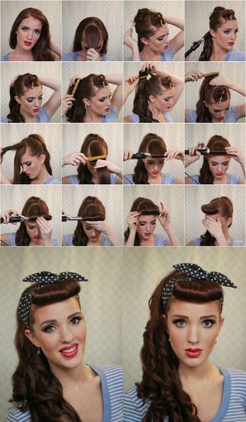 2 Coiffure pin up