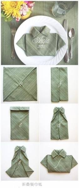 6 Pliage serviette