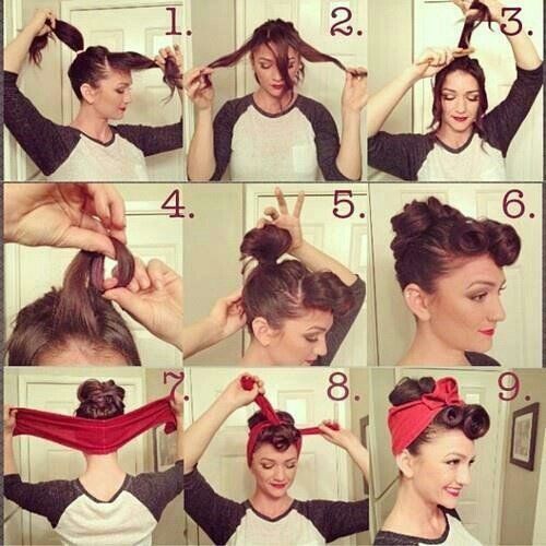 8 Coiffure pin up