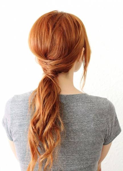 Easy-Low-Ponytail-Hairstyle-Long-Hair-Styles-2015