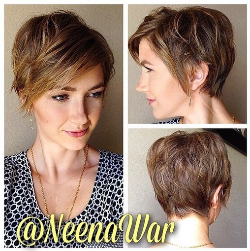 Layered-Short-Hairstyles-with-Bangs-Women-Haircuts-for-Thick-Hair