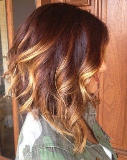 Long-Curly-Bob-with-Red-Ombre