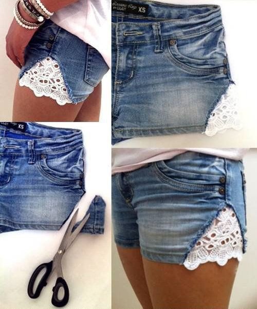 customized-jean-shorts-with-lace