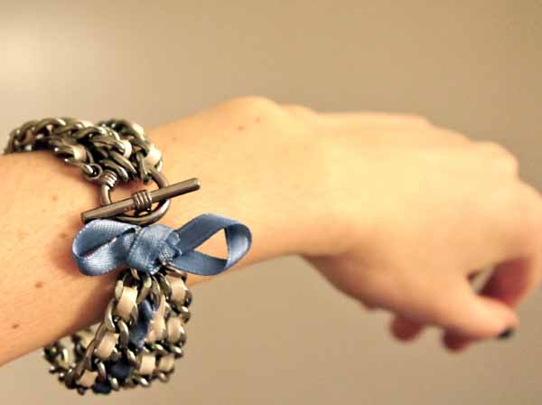 diy-ribbon-chain-bracelet-4
