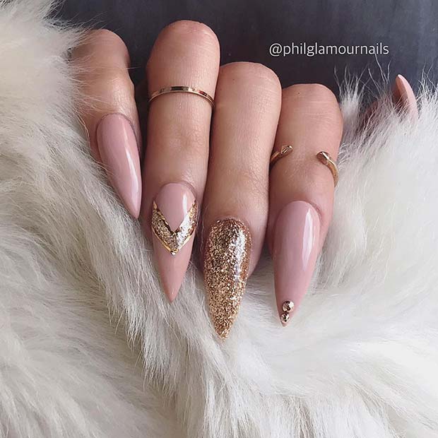 20 Idées sublimes pour des ongles nude 1