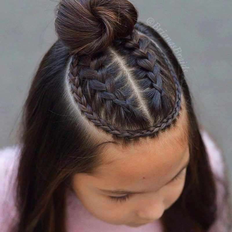 100 top idées de coiffures pour petites filles 86