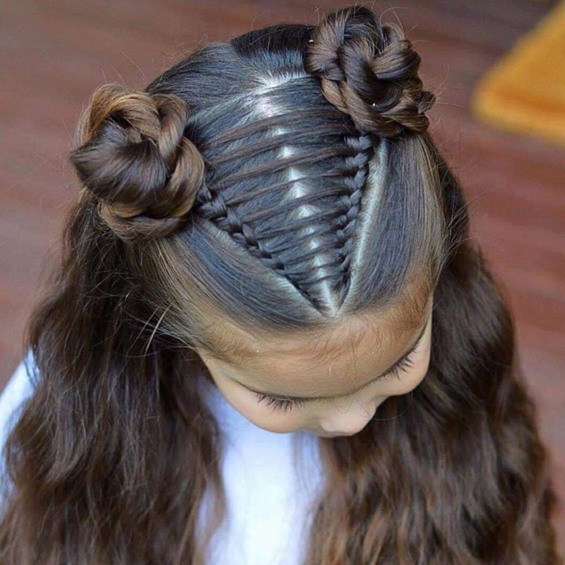 100 top idées de coiffures pour petites filles 87