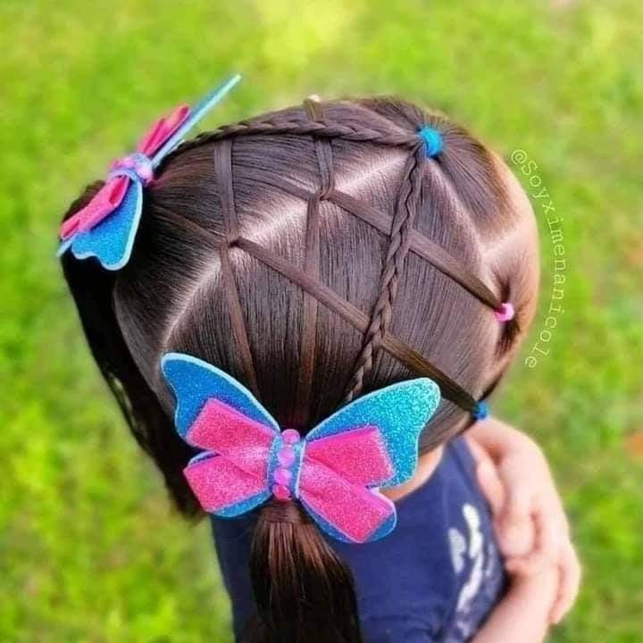 130 idées & tutos coiffures pour petites filles 30