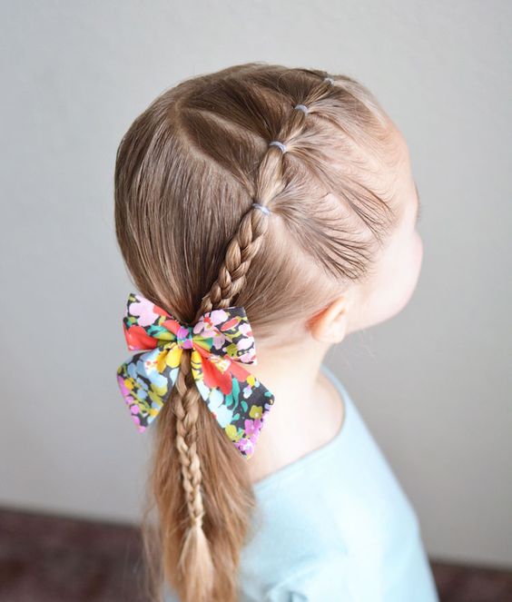 130 idées & tutos coiffures pour petites filles 52