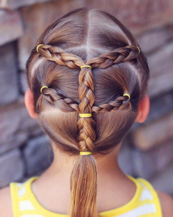 130 idées & tutos coiffures pour petites filles 63