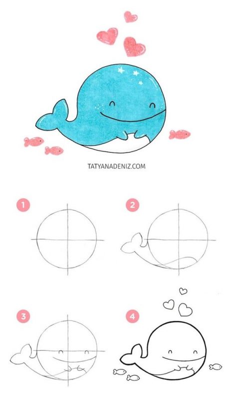 58 tutos dessin kawaii pas à pas : pour apprendre à dessiner 55