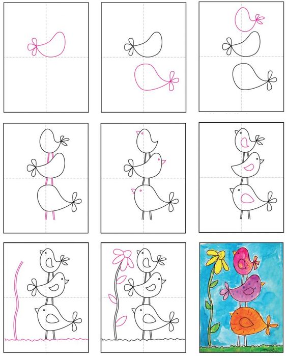 92 tutos dessins mignons étape par étape : pour apprendre le dessin 65