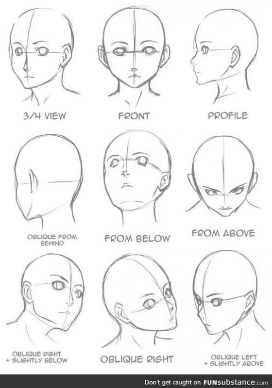50 tutos & idées pour apprendre à dessiner un visage facilement 18