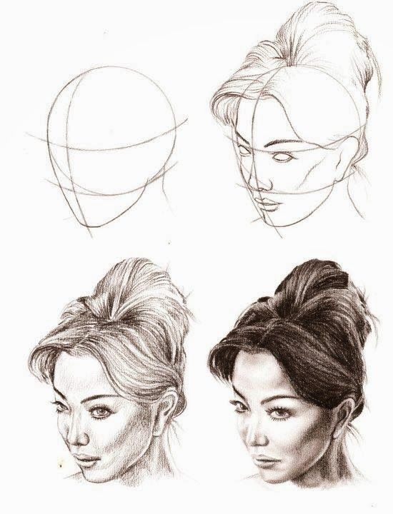 50 tutos & idées pour apprendre à dessiner un visage facilement 25
