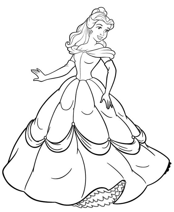 40 top idées de princesses Disney à dessiner 39
