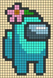 100 idées de coloriages de dessins pixel art 32