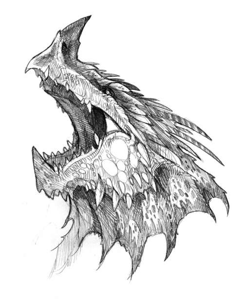 100 idées de dessins dragon : Pour apprendre à dessiner un dragon 34