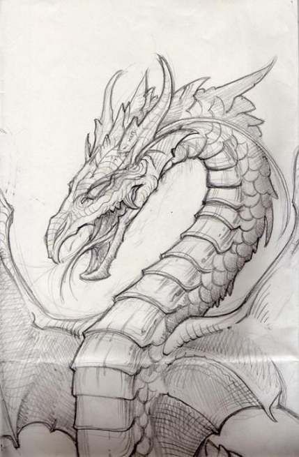100 idées de dessins dragon : Pour apprendre à dessiner un dragon 41