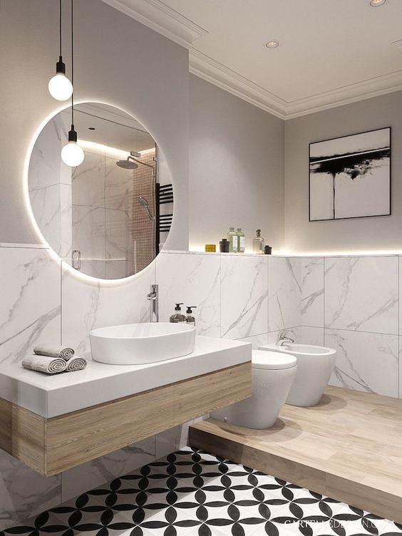 100 top idées de salles de bain moderne 7