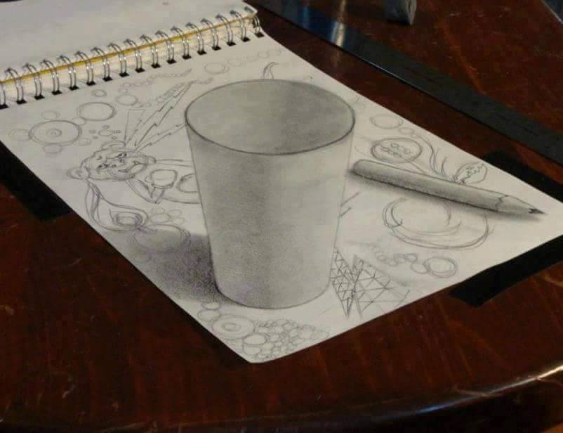 14 modèles de dessins 3D au crayon 10