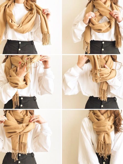 20 façons créatives de porter une écharpe. 20