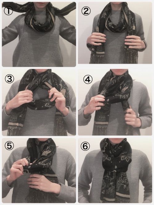 20 façons créatives de porter une écharpe. 3
