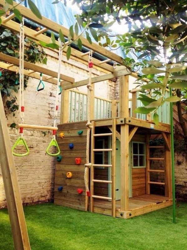 22 idées d'espaces de jeux extérieurs pour les enfants 12