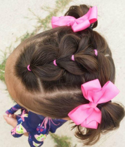 22 top idées de coiffures tressées pour petites filles 8