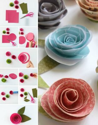 Merveilleuses Fleurs Faites Avec Du Papier Toilette