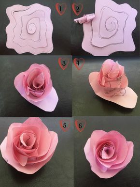 31 idées & tutos de fleurs en papier faciles à faire 9