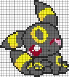 50 idées de dessins pixel art Pokémon à colorier 3