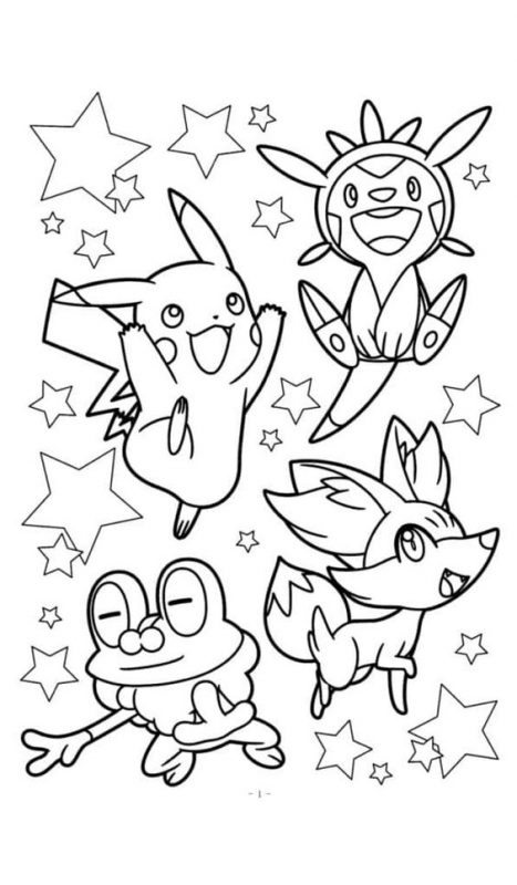 52 Coloriages Pokémon à Imprimer & à Colorier 5