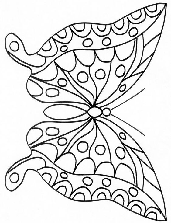 53 Dessins papillon à Imprimer & à Colorier 4