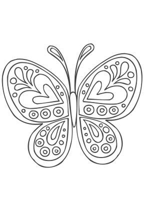 Coloriage Papillon : 32 Dessins De Papillon à Imprimer et à Colorier 2