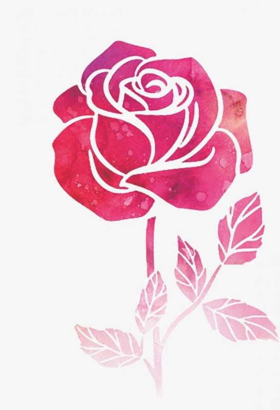 Comment dessiner une rose ? 37 idées & tutos étapes par étapes 14
