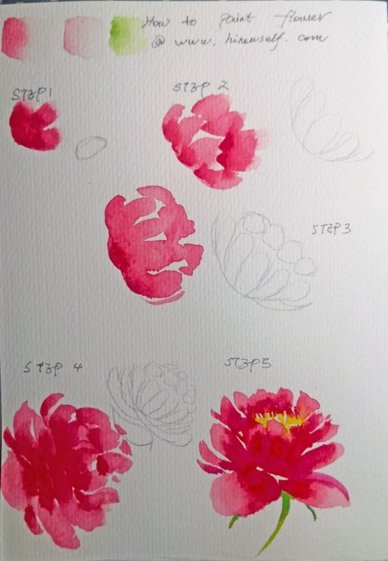 Comment dessiner une rose ? 37 idées & tutos étapes par étapes 27