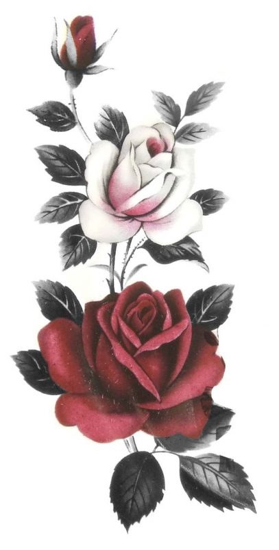 Comment dessiner une rose ? 37 idées & tutos étapes par étapes 33