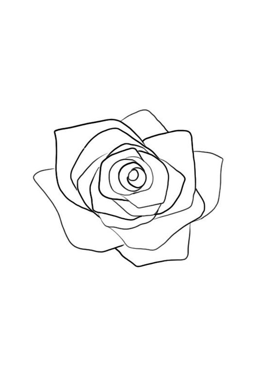 Comment dessiner une rose ? 37 idées & tutos étapes par étapes 1