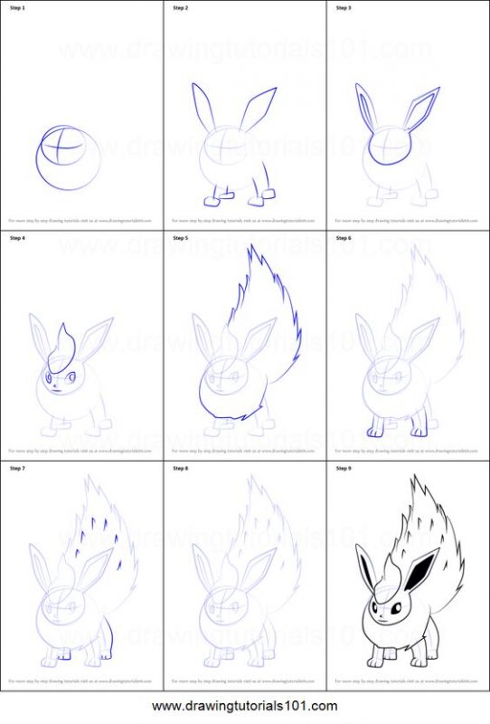 100 idées & tutos de dessins Pokémon 126