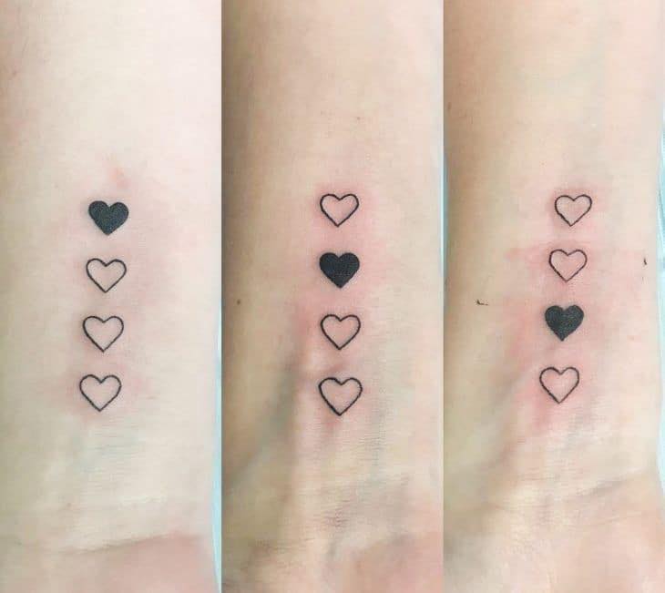 20 top idées de tatouages sœurs 1